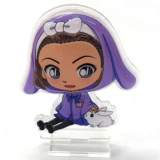 Sonoko Suzuki Detective Conan Puzzle Cross Chain On a Full Moon Night Plump Acrylic Stand [USED]