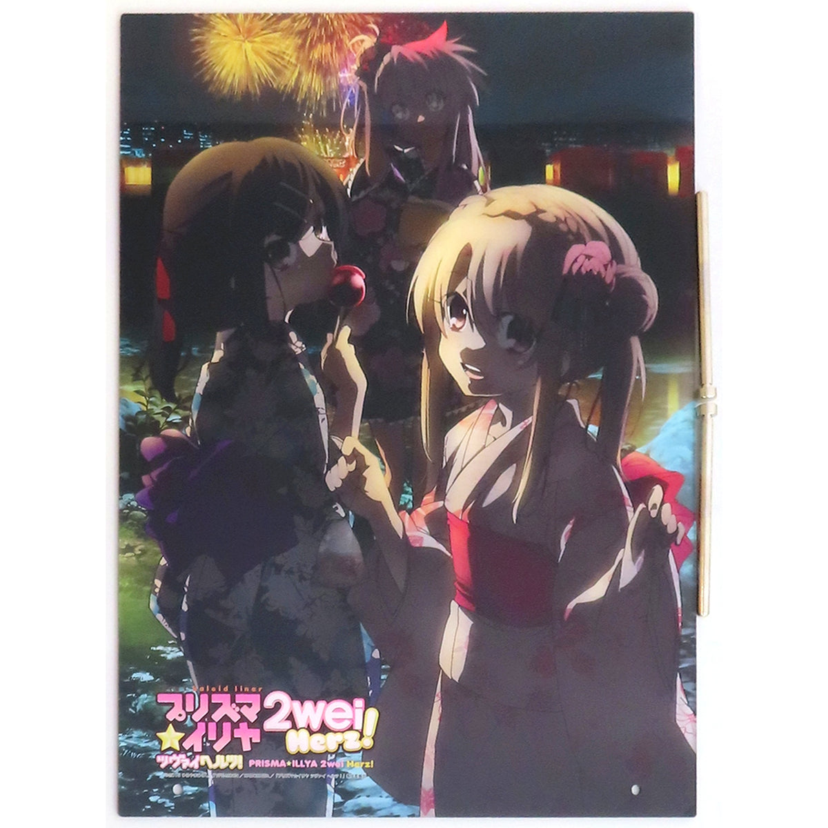 Group A3 Acrylic Stand Summer Festival Ver. Fate/kaleid liner Prisma Illya 2wei Herz! [USED]