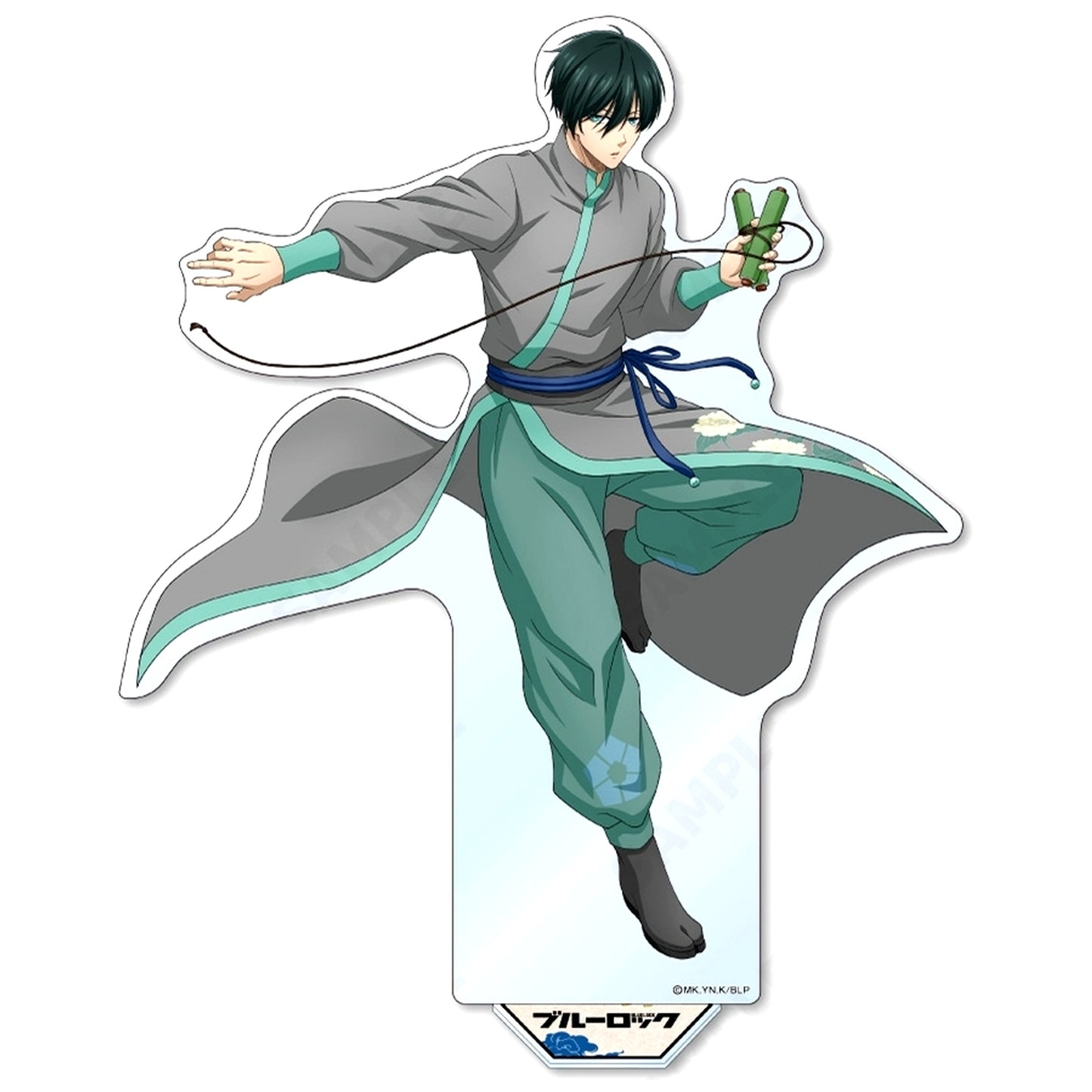 Rin Itoshi 4. Ninja Style BIG Acrylic Stand Blue Lock [USED]