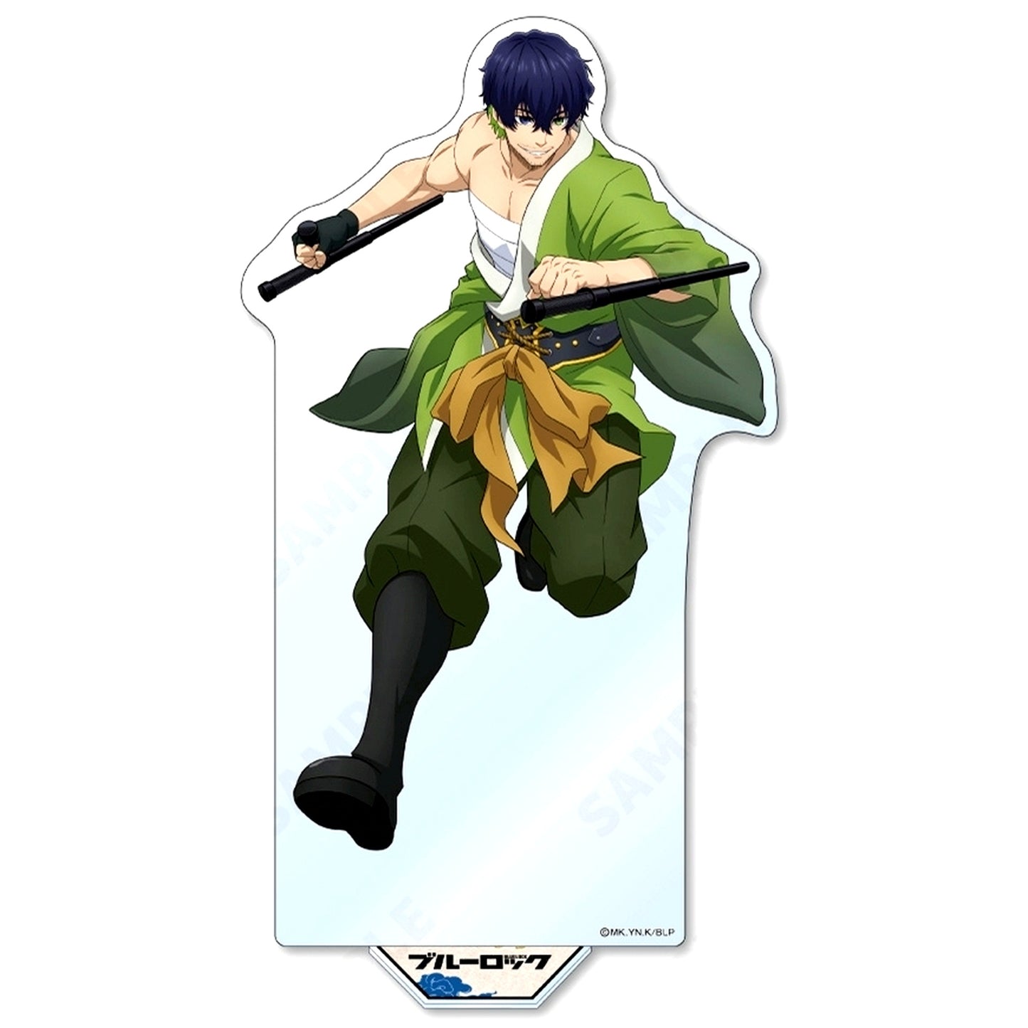 Oliver Aiku 6. Ninja Style BIG Acrylic Stand Blue Lock [USED]