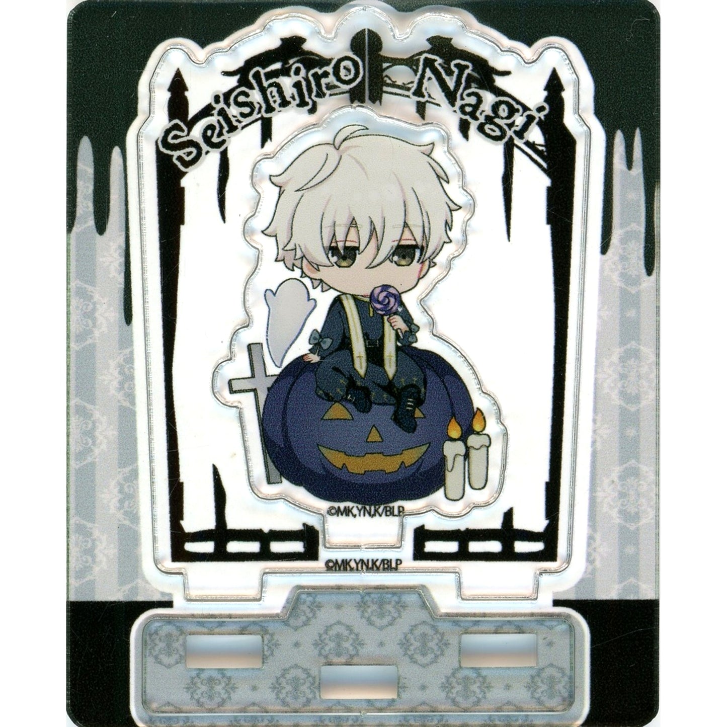 Seishiro Nagi Blue Lock Trading Petit Acrylic Stand Black Halloween Ver. [USED]