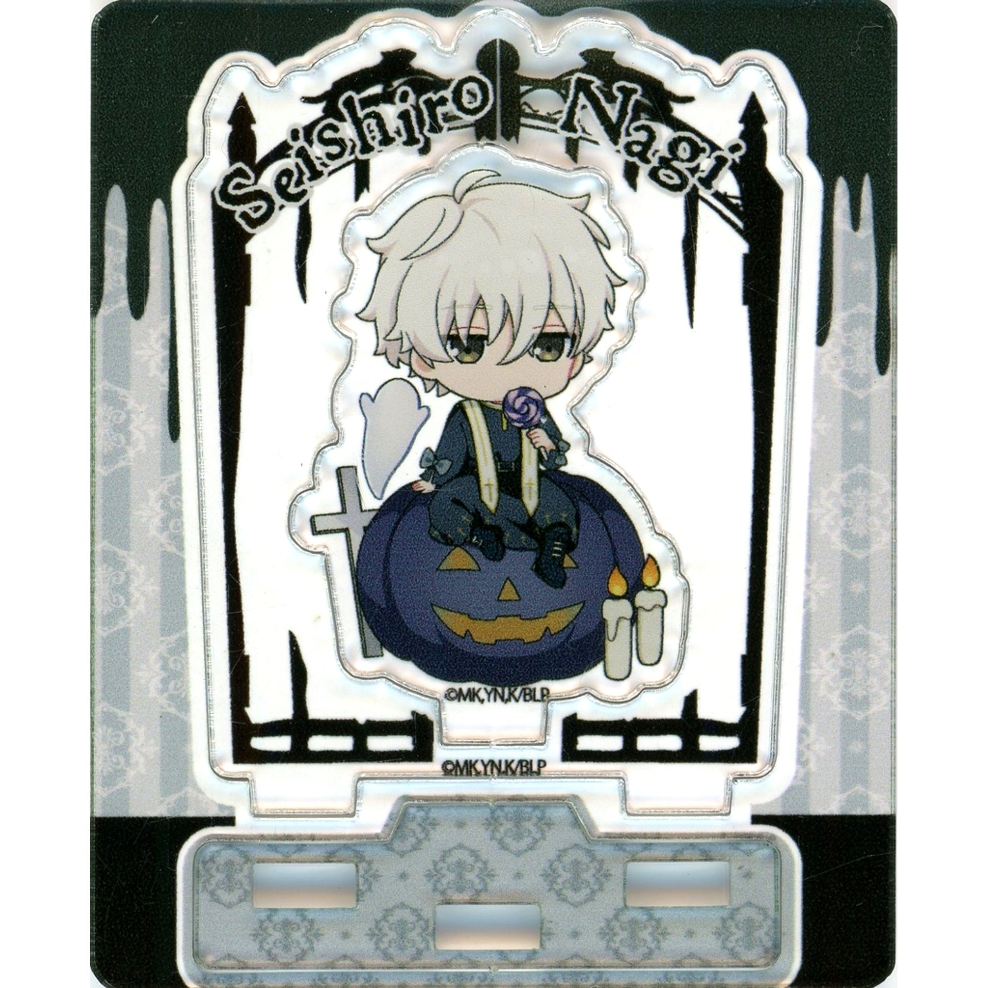 Seishiro Nagi Blue Lock Trading Petit Acrylic Stand Black Halloween Ver. [USED]