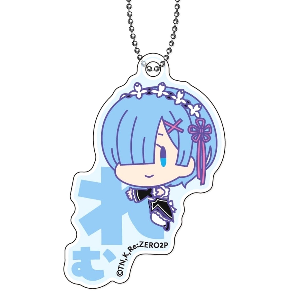 Re:ZERO -Starting Life in Another World- Rem Onamae Pitanko Acrylic Keychain Keychains [USED]