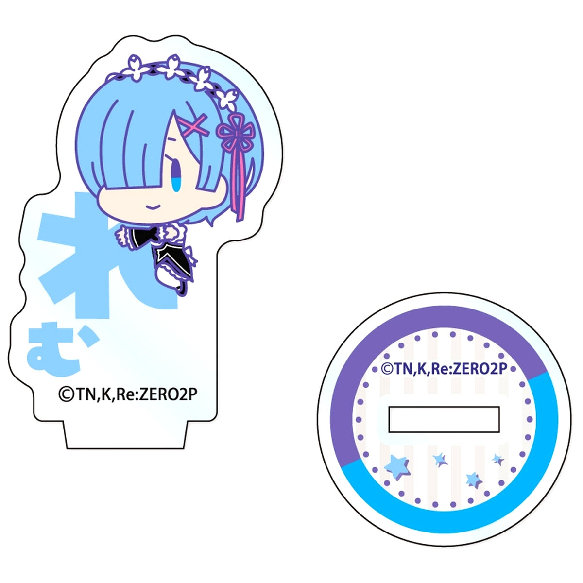 Rem Re:ZERO -Starting Life in Another World- Onamae Pitanko Mini Acrylic Stand [USED]