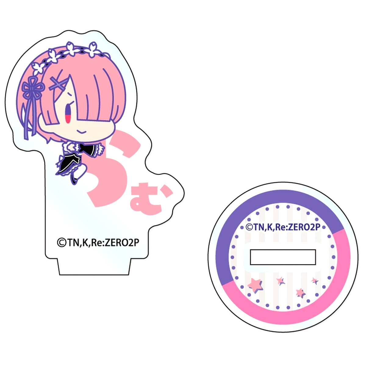 Ram Re:ZERO -Starting Life in Another World- Onamae Pitanko Mini Acrylic Stand [USED]