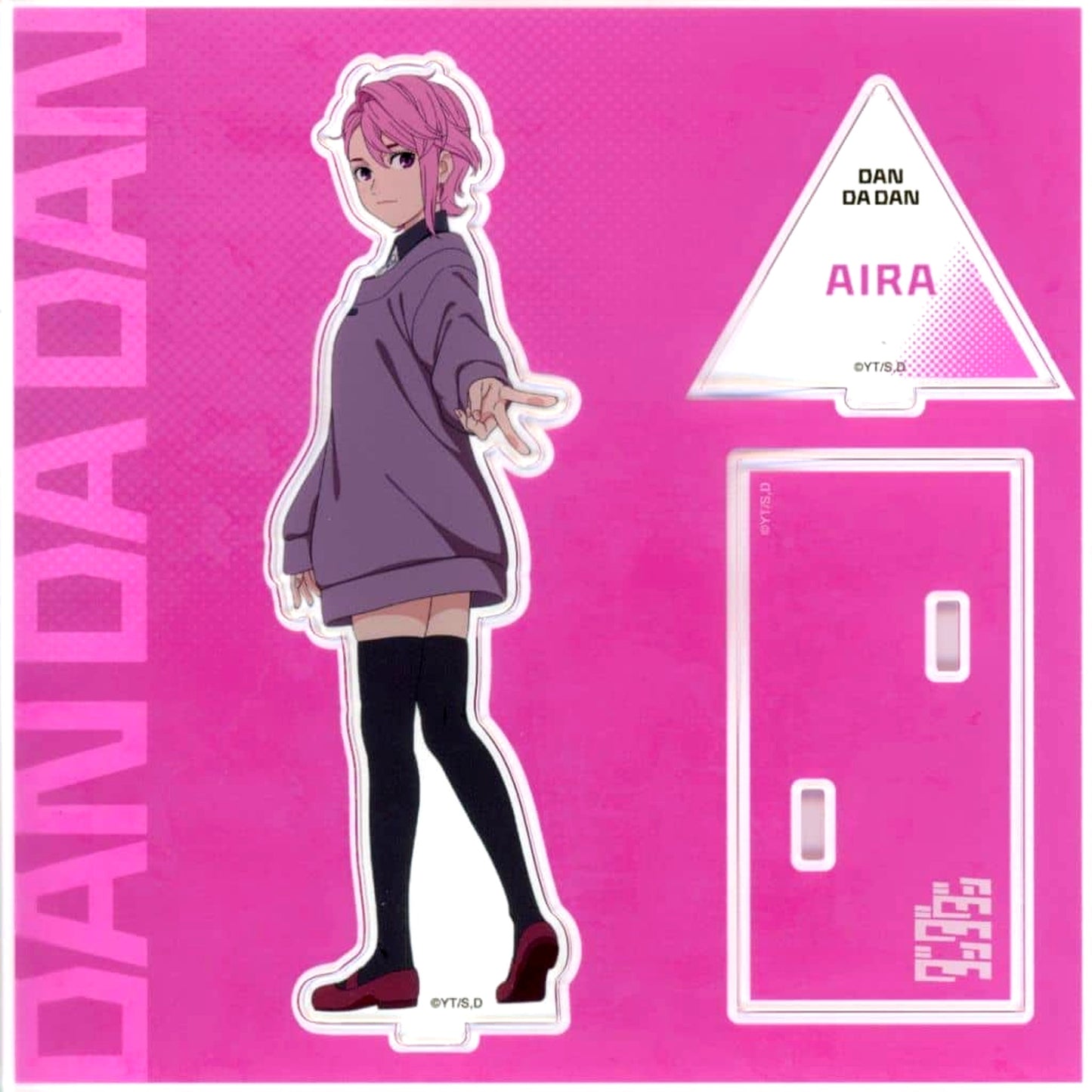 Dandadan Aira Shiratori Acrylic Stand Standing Illustration Ver. DAN DA DAN POPUP EXHIBITION at baseyard tokyo [USED]