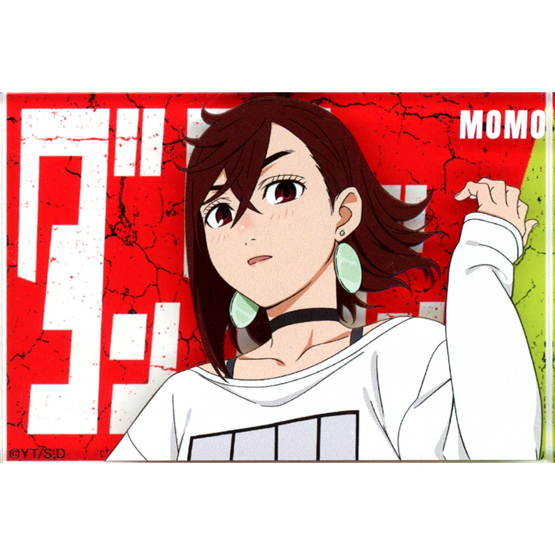 Dandadan Momo Ayase Acrylic Block POPUP EXHIBITION baseyard tokyo [USED]