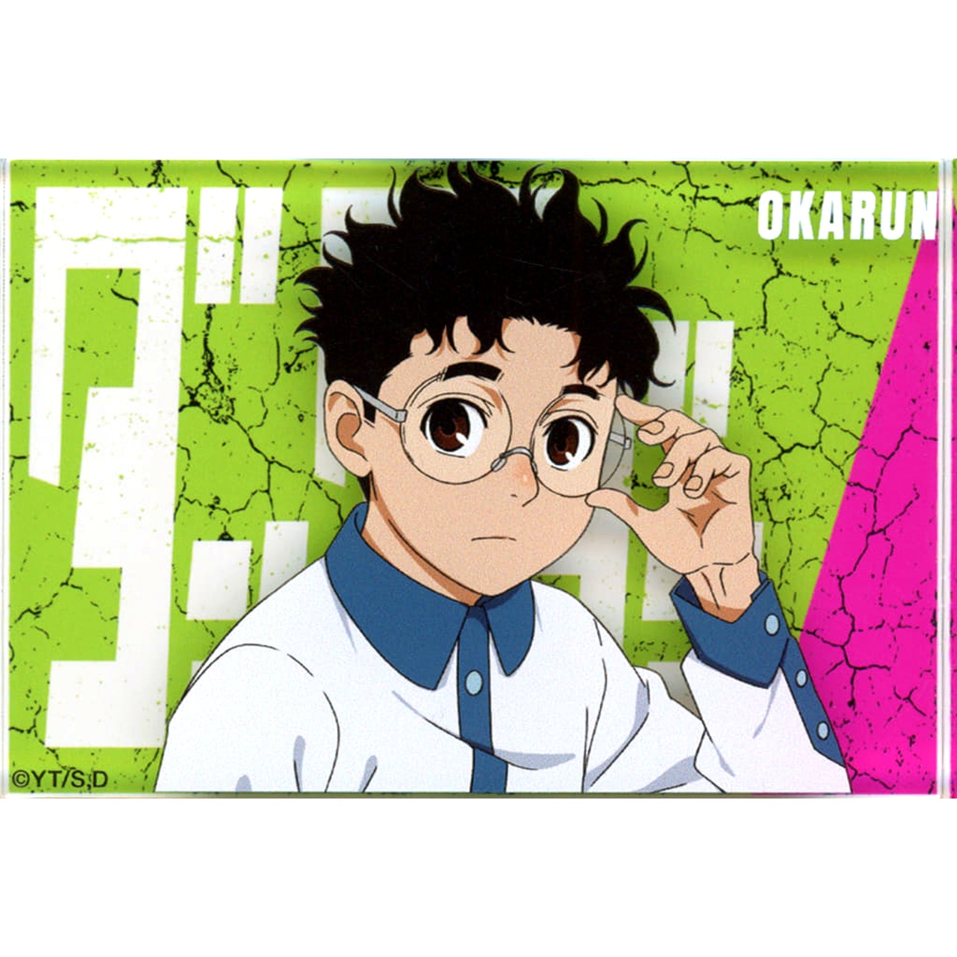 Dandadan Ken Takakura Okarun Acrylic Block DAN DA DAN POPUP EXHIBITION baseyard tokyo [USED]