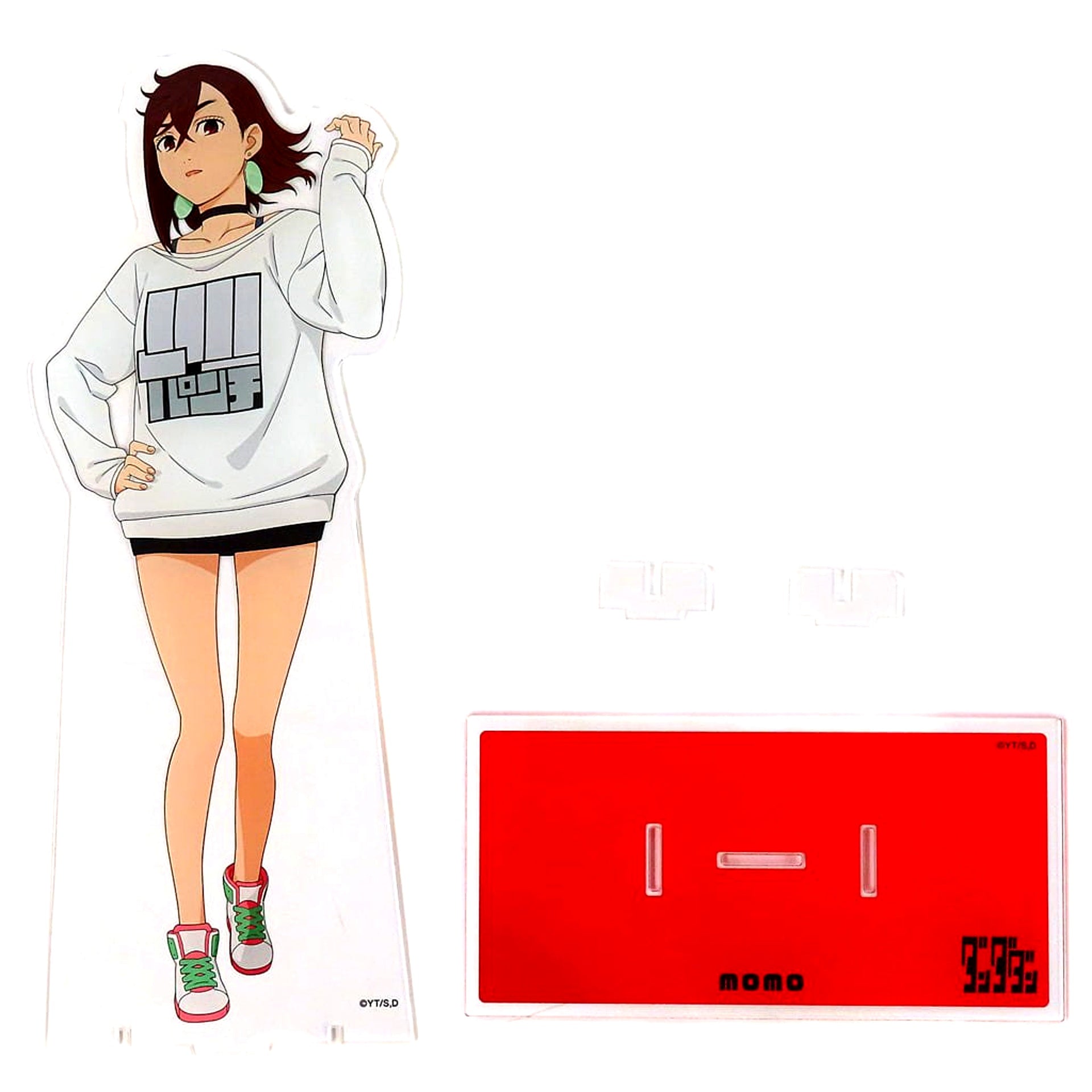 Dandadan Momo Ayase Acrylic Mega Figure POPUP EXHIBITION baseyard tokyo [USED]