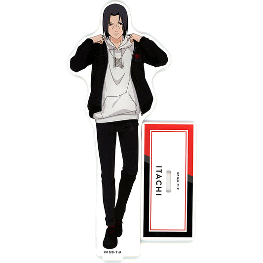 Itachi Uchiha arti-mate Illustration Casual Wear Ver. BIG Acrylic Stand Naruto Shippuden [USED]