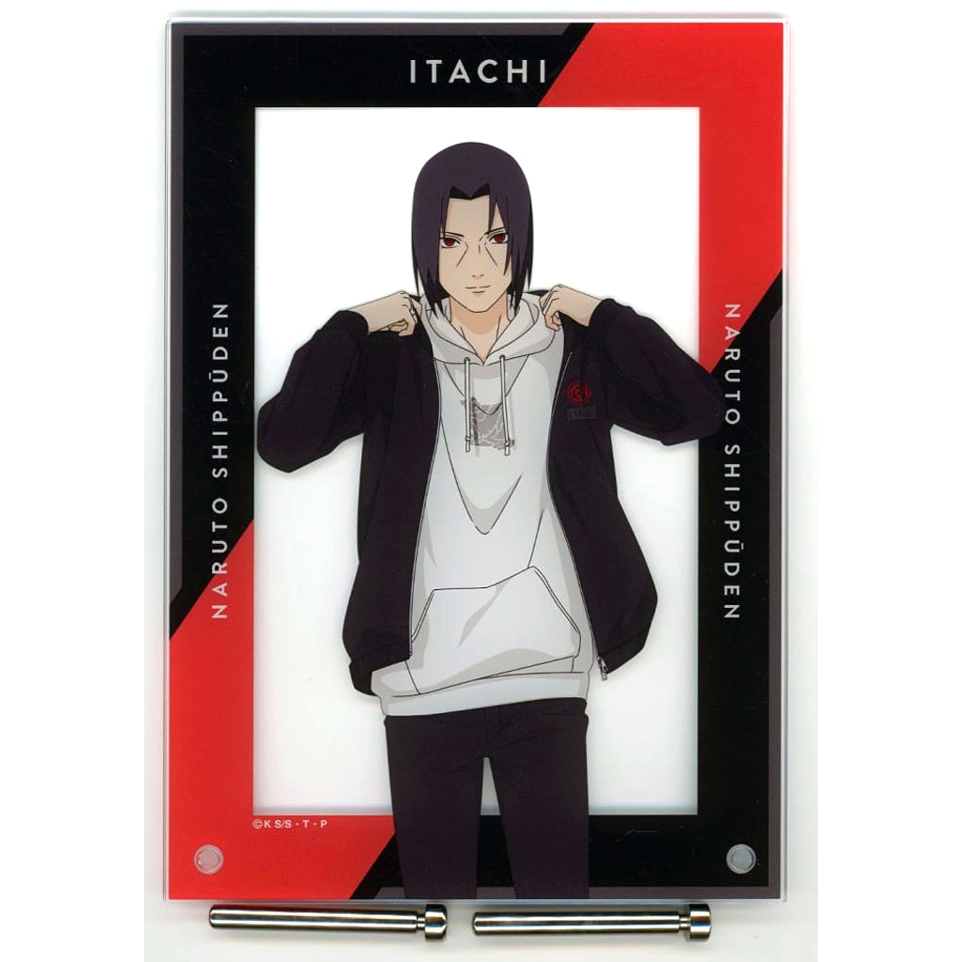 Itachi Uchiha Naruto Shippuden Casual Wear Ver. Illustration arti-mate A5 Acrylic Panel [USED]