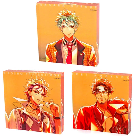 Set of 3 Dotsuitare Hompo Hypnosis Mic: Division Rap Battle Acrylic Block Only from Set of 3 CD ELR Store Limited Edition Bonus [USED]