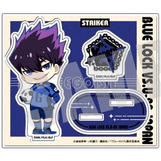 Tabito Karasu Acrylic Stand Official Deformed Vol. 1 Blue Lock [USED]