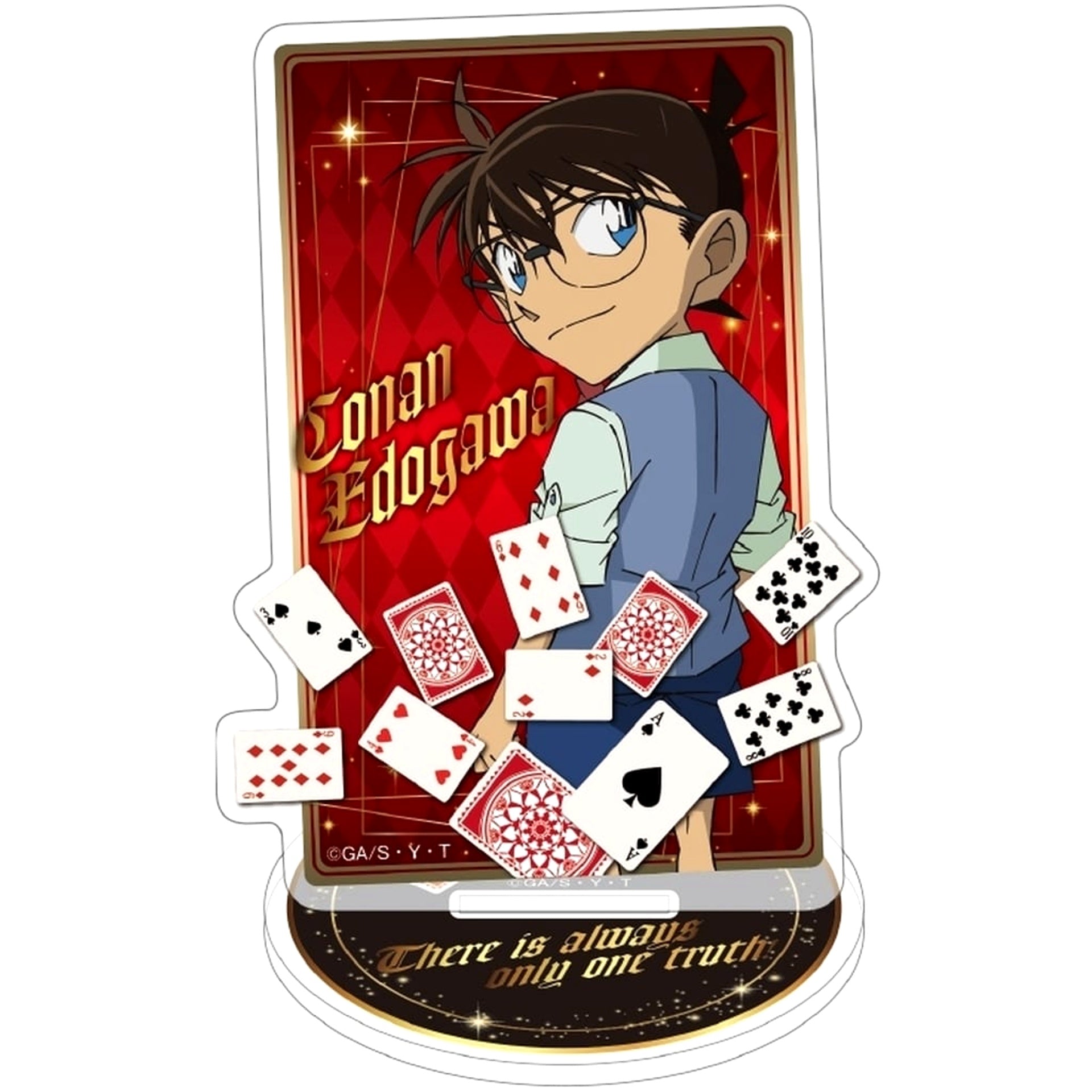 Conan Edogawa Scattered Playing Cards Detective Conan Acrylic Stand Vol.3 [USED]