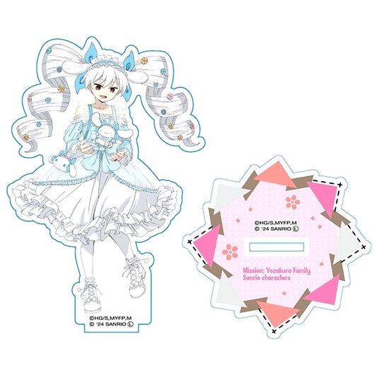 Futaba Yozakura x Cinnamoroll Mission: Yozakura Family x Sanrio Characters Acrylic Stand [USED]