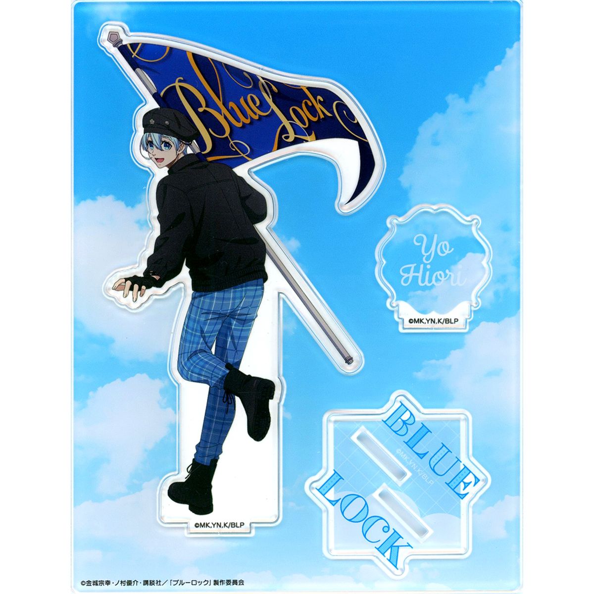 Yo Hiori Acrylic Stand Flag Blue Lock [USED]