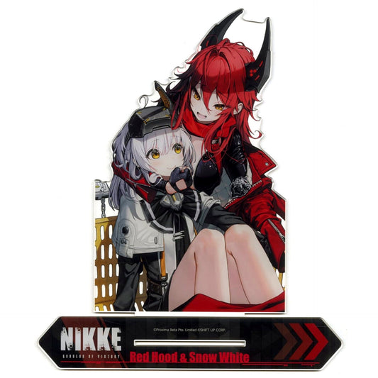 Red Hood and Snow White Goddess of Victory: NIKKE Weekly Famitsu 2nd Anniversary Feature Issue Acrylic Stand Bundle Bonus Single [USED]