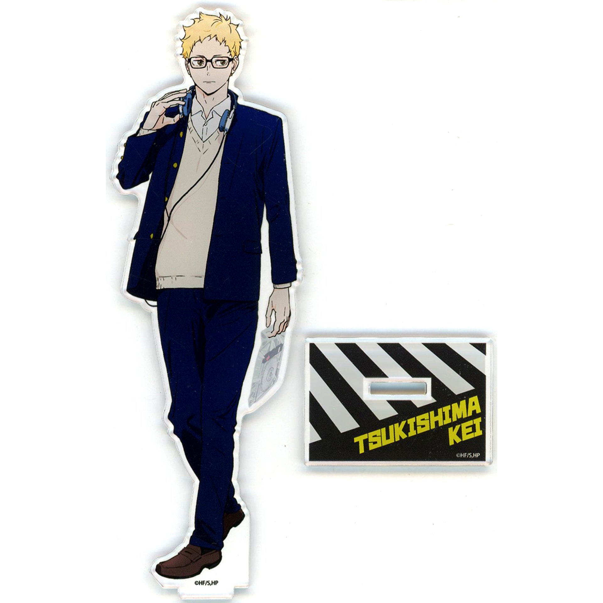 Kei Tsukishima Acrylic Figure Stand - Tokyu!! Ver. Tokyu Group x Haikyu!! Special Collab [USED]