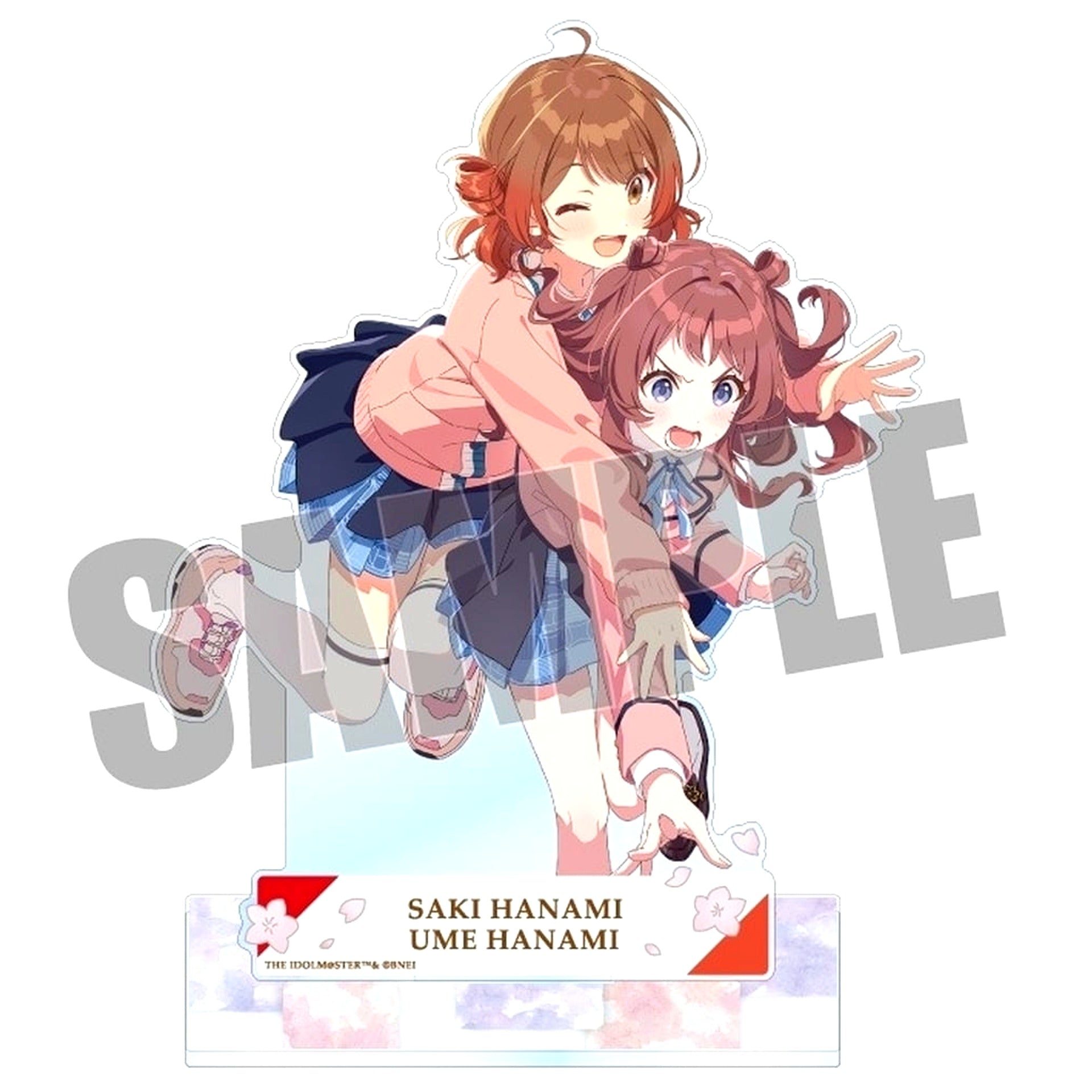 Saki Hanami & Ume Hanami Gakuen Idolmaster Pair Acrylic Stand Vol.1 [USED]