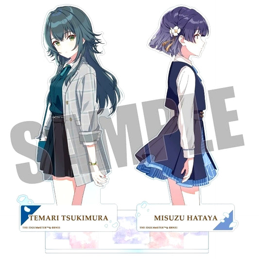 Temari Tsukimura & Misuzu Hataya Gakuen Idolmaster Pair Acrylic Stand Vol.1 [USED]