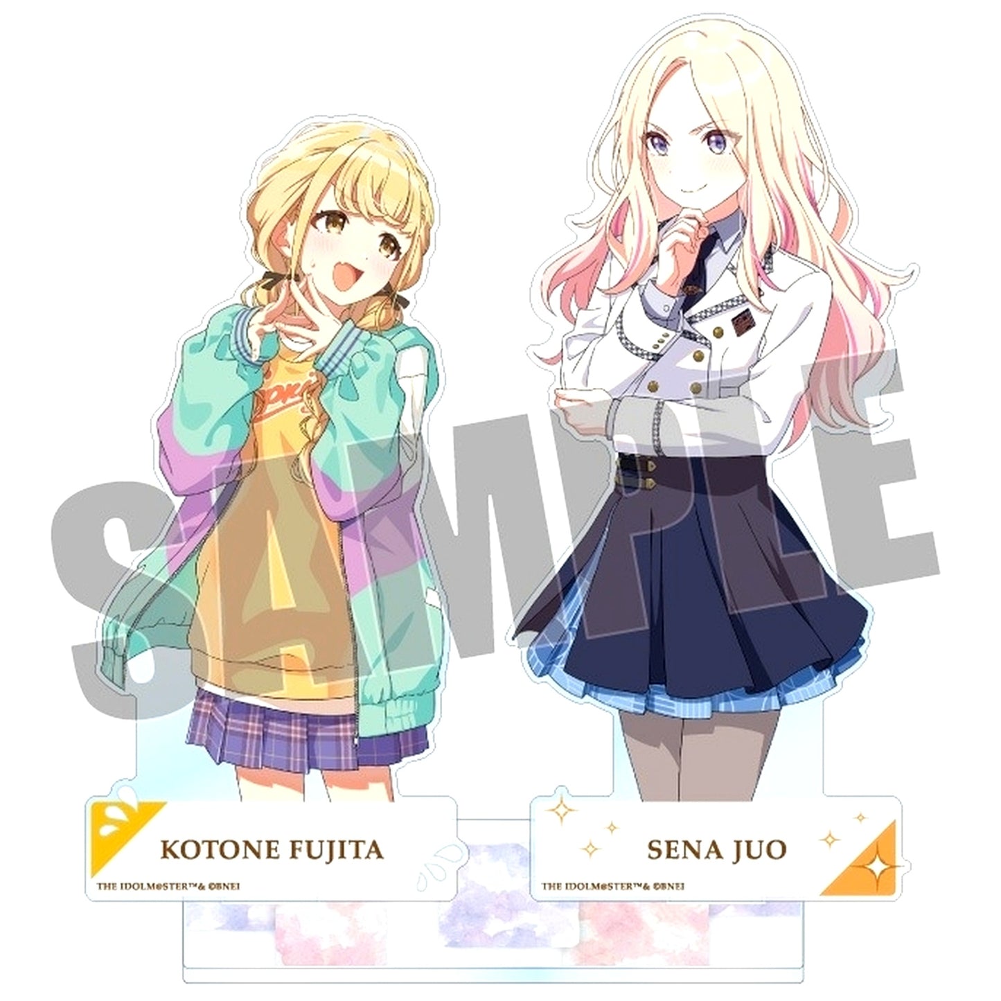 Kotone Fujita & Sena Juo Gakuen Idolmaster Pair Acrylic Stand Vol.1 [USED]