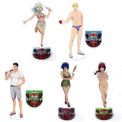 Brave Bang Bravern! Lulu & Others All 5 Types Set Oshi Challe Summer! Beach! BBQ! Lottery Acrylic Stand Prize C Acrylic Stands [USED]