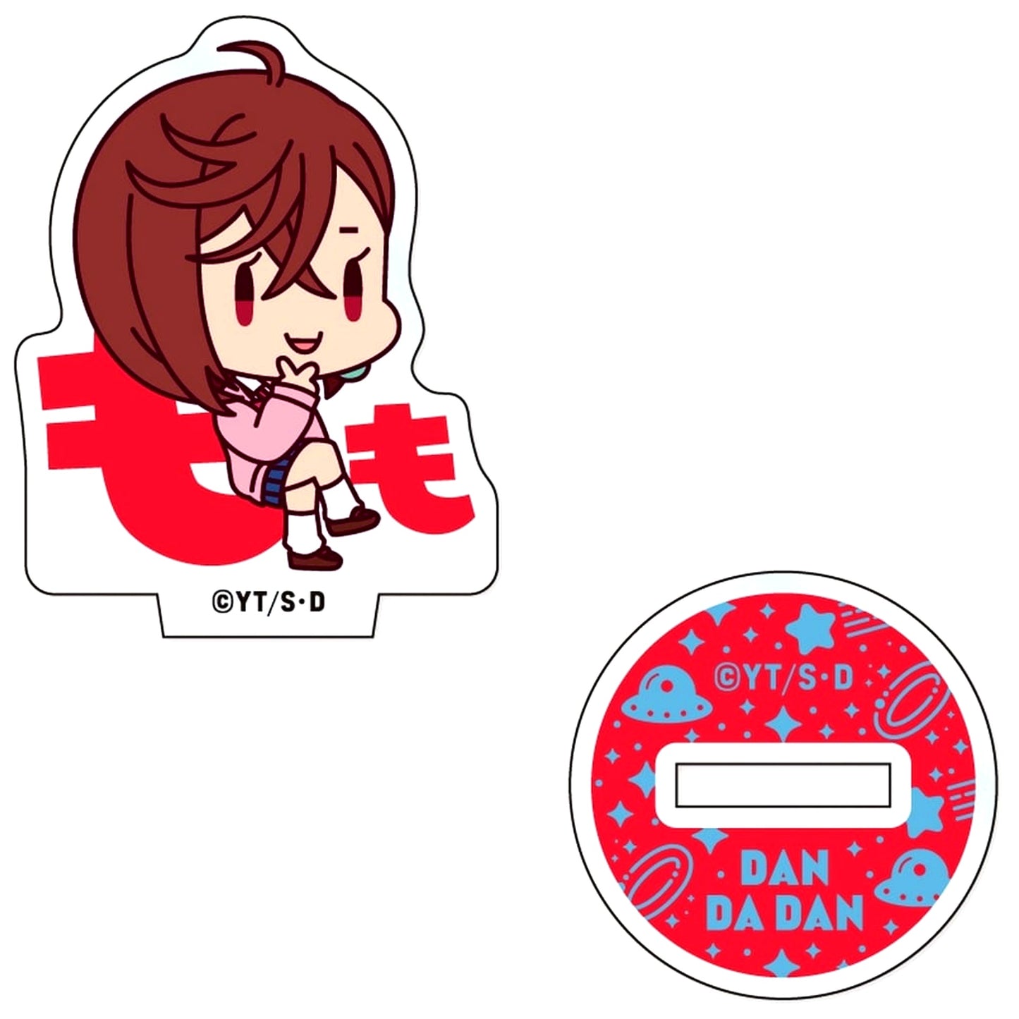 Dandadan Momo Ayase Onamae Pitan-ko Mini Acrylic Stand [USED]