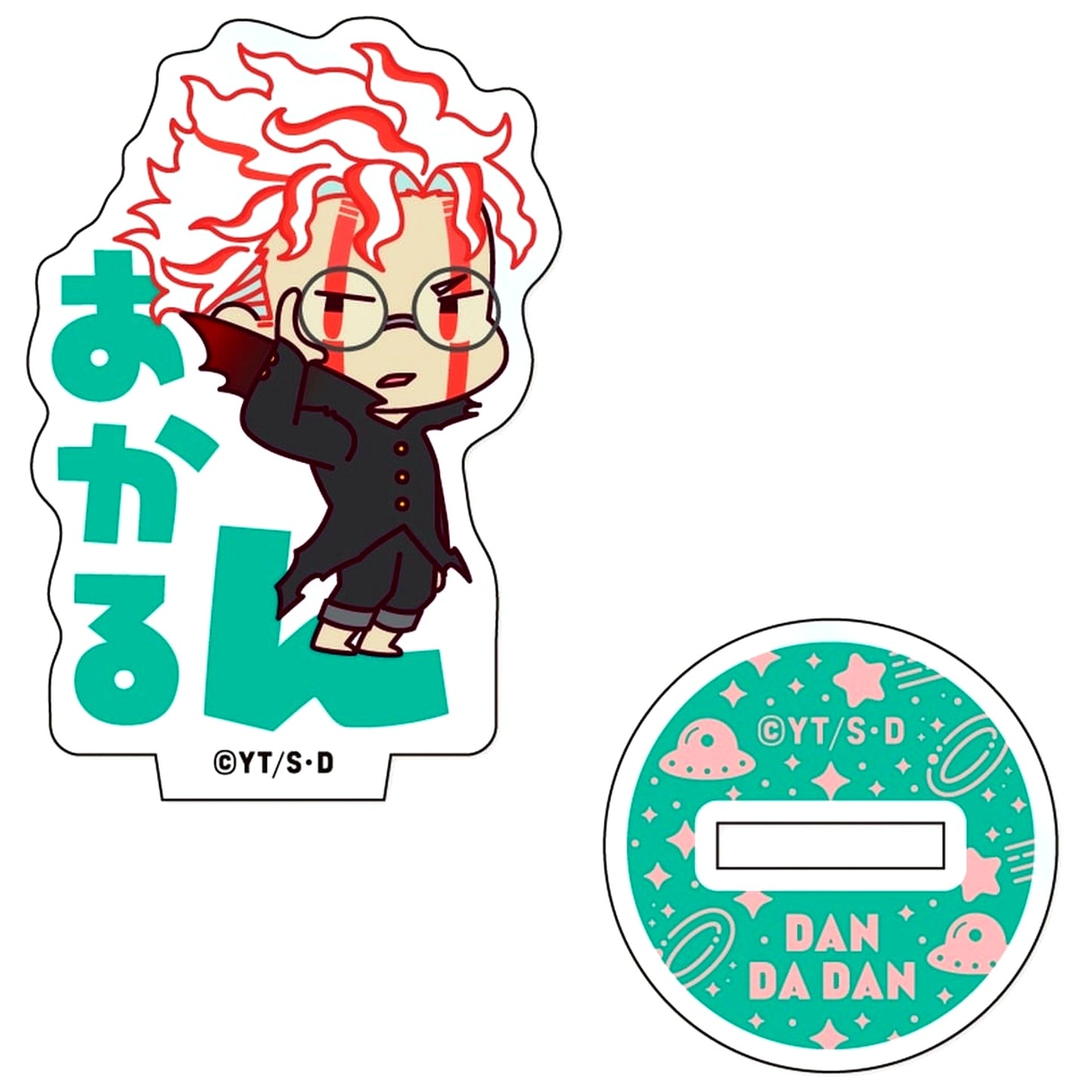Dandadan Okarun Ken Takakura Transformed OnaMae PitanCo Mini Acrylic Stand [USED]