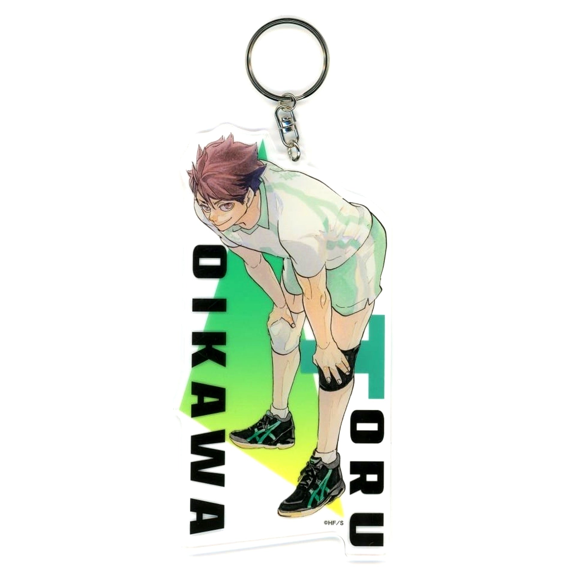 Toru Oikawa 2020 Haikyu!! Exhibition Sendai Key Visual Acrylic MEGA Keychain Jump Characters Store Ltd [USED]