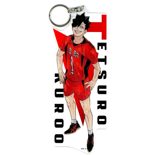 Tetsuro Kuroo 2020 Exhibition Tokyo Key Visual Acrylic MEGA Keychain Haikyu!! JCS Limited [USED]