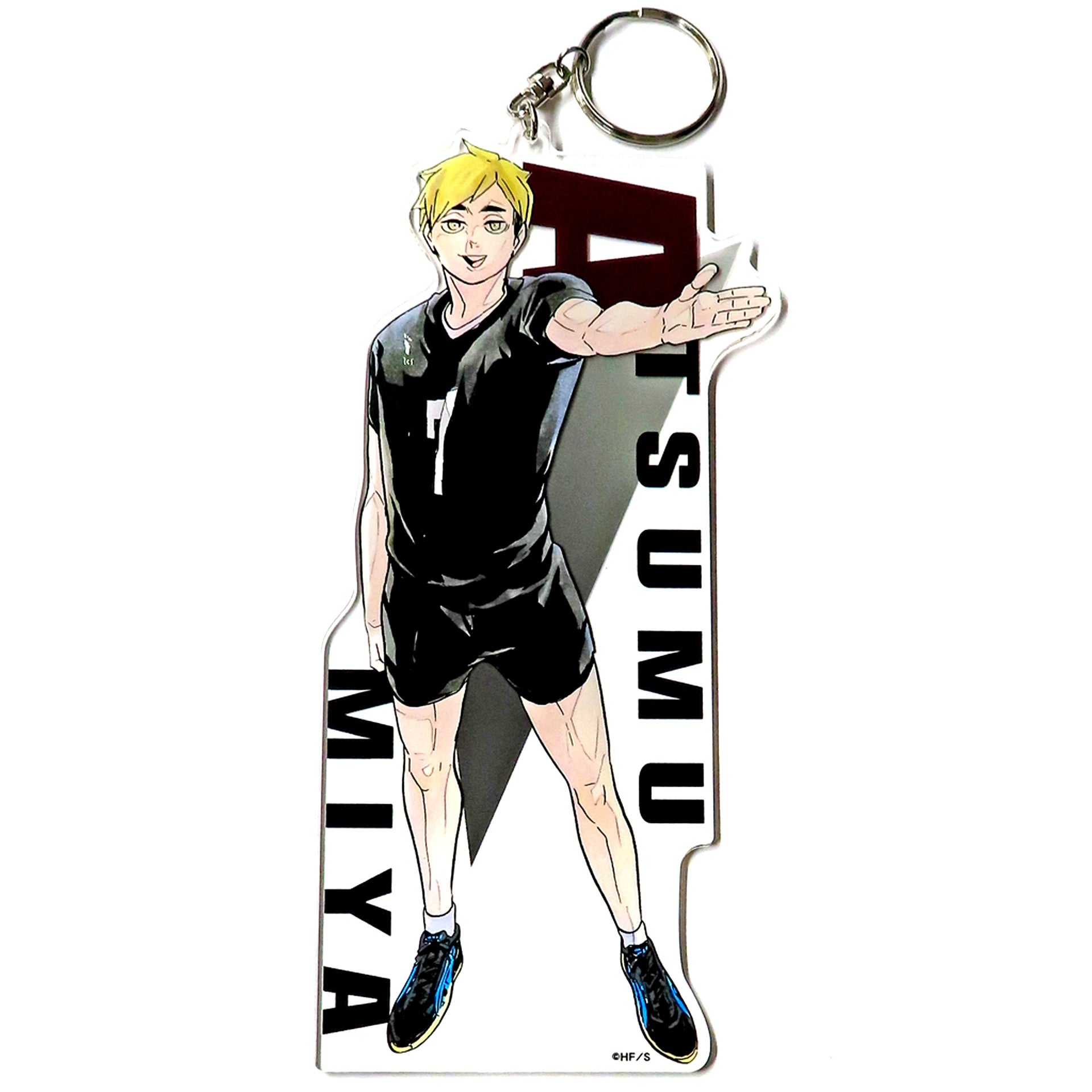 Atsumu Miya 2020 Haikyu!! Exhibition Tokyo Key Visual Haikyu!! Acrylic MEGA Keychain Jump Characters Store Limited [USED]