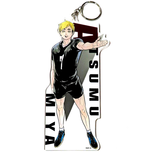 Atsumu Miya 2020 Haikyu!! Exhibition Tokyo Key Visual Haikyu!! Acrylic MEGA Keychain Jump Characters Store Limited [USED]