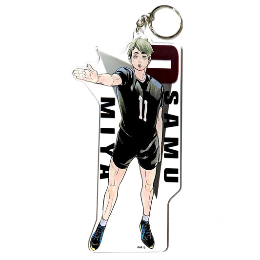 Osamu Miya 2020 Exhibition Tokyo Key Visual Acrylic MEGA Keychain Haikyu!! JCS Limited [USED]