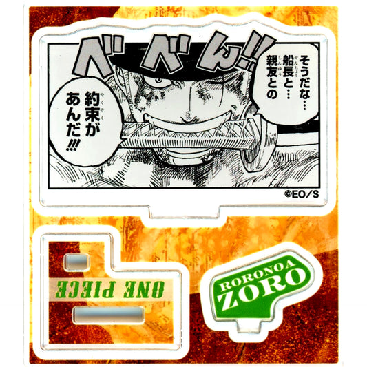 Roronoa Zoro Panel I Have a Promise! Acrylic Figure Collection HEROES Roronoa Zoro Vol.1 One Piece [USED]