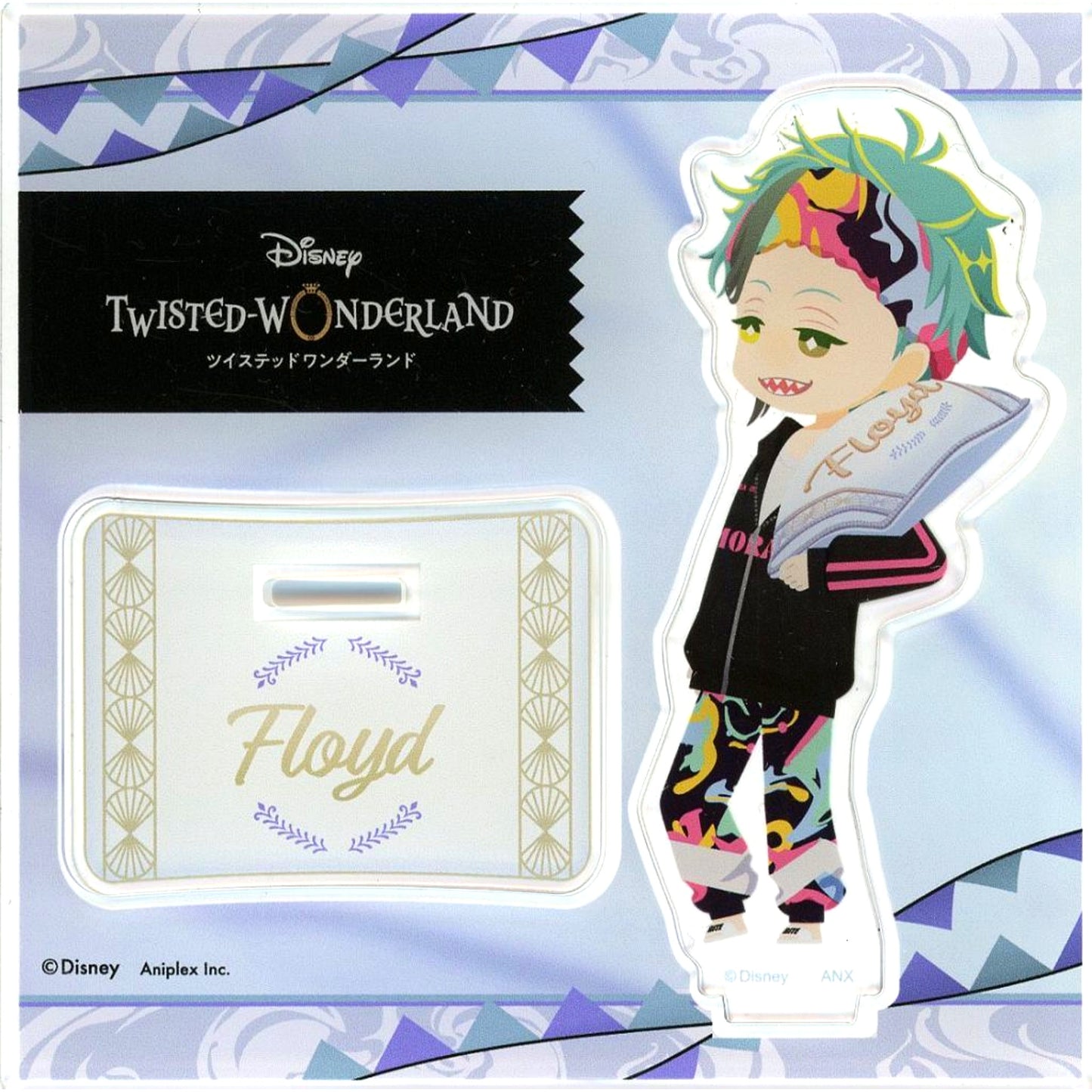 Floyd Leech Relaxing My Room Ver. Mini Acrylic Stand Disney Twisted-Wonderland Floyd's Birthday Commemorative Goods [USED]