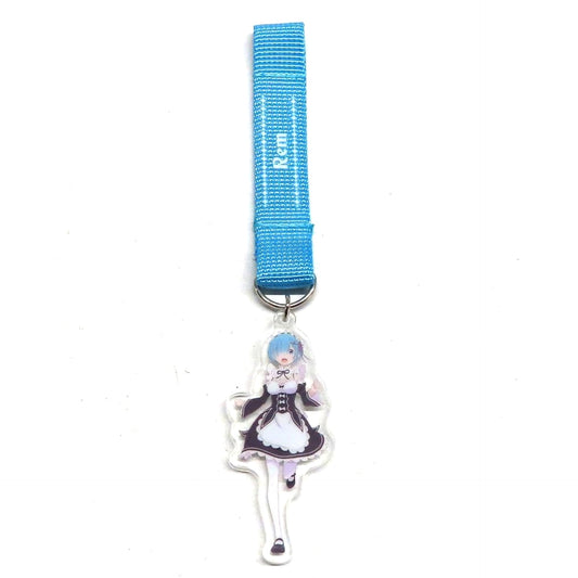 Re:ZERO -Starting Life in Another World- Rem Carabiner Acrylic Keychain Don Quijote Limited Keychains [USED]