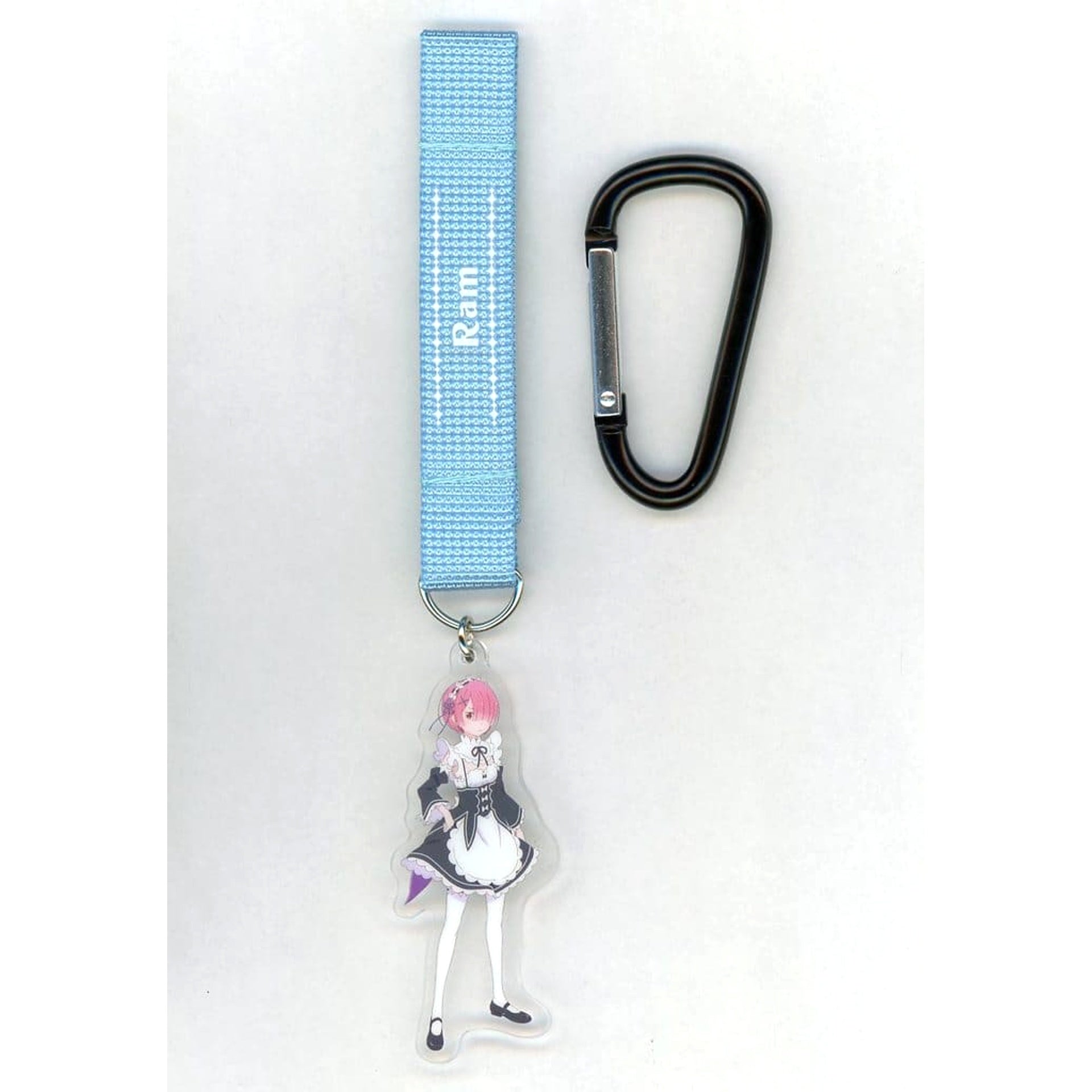 Re:ZERO -Starting Life in Another World- Ram Carabiner Acrylic Keychain Don Quijote Limited Keychains [USED]