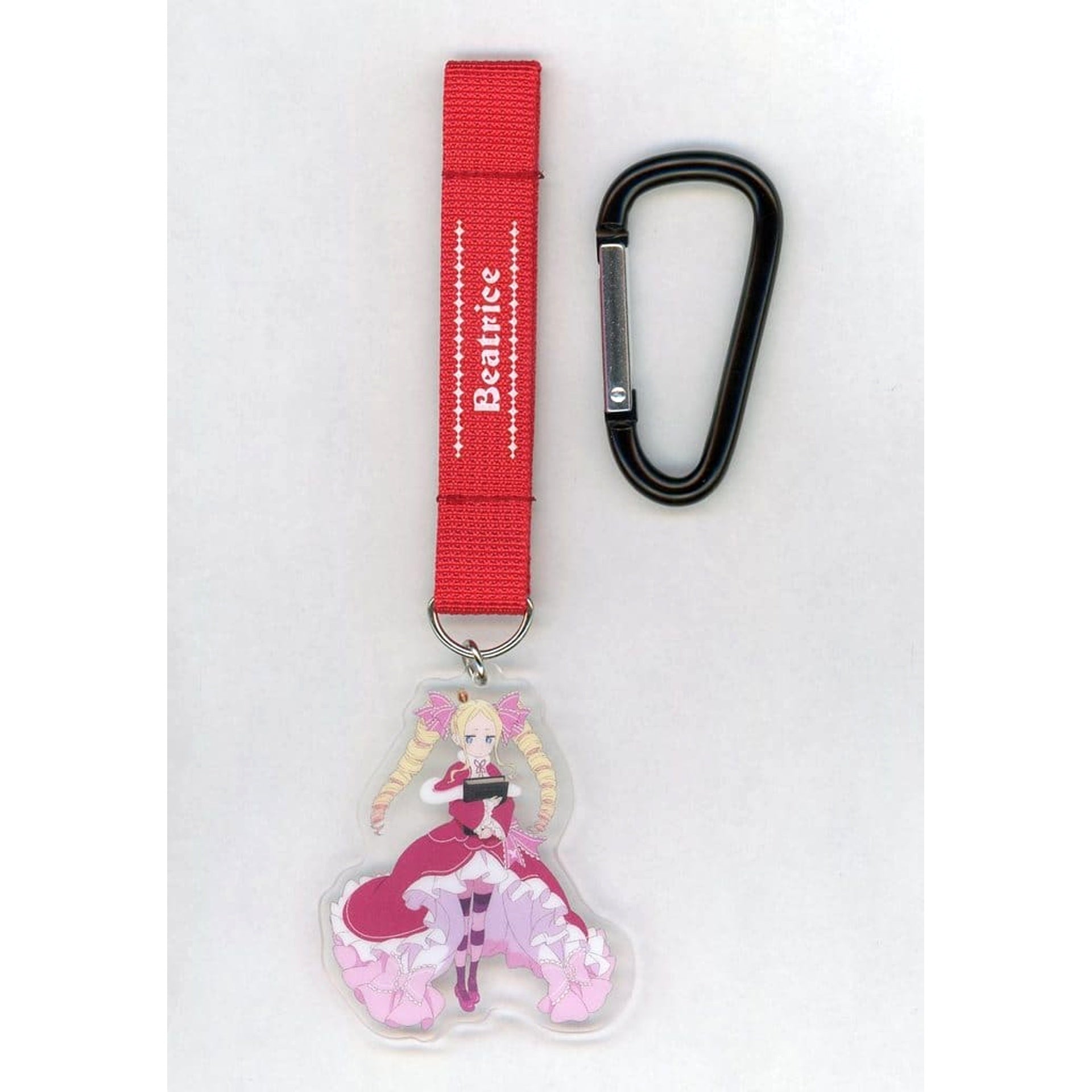 Re:ZERO -Starting Life in Another World- Beatrice Carabiner Acrylic Keychain Don Quijote Limited Keychains [USED]