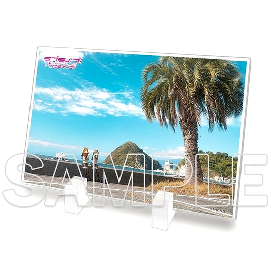 Chika Takami & You Watanabe 2 Aqours Mini Acrylic Plate Love Live! Sunshine!! [USED]