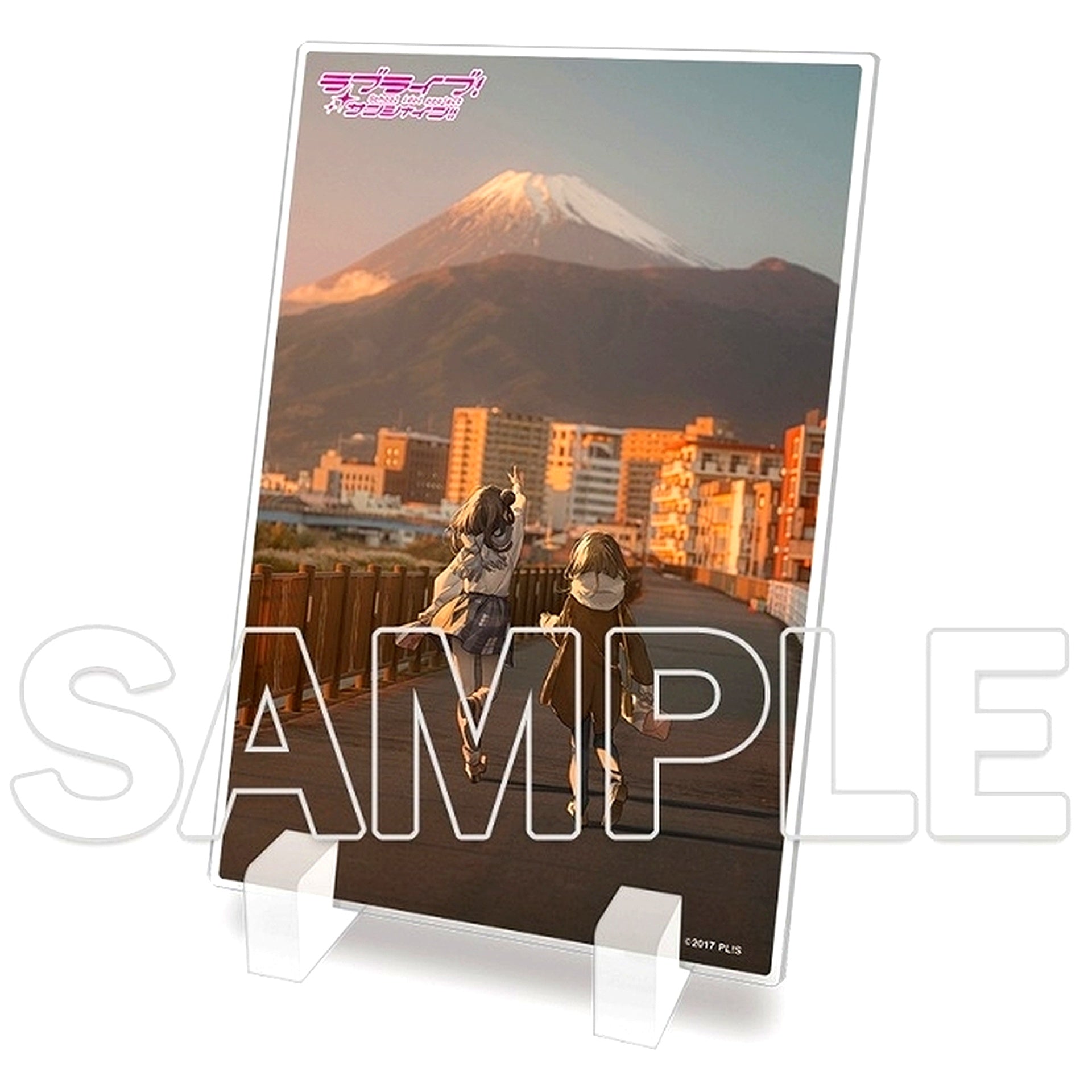Aqours Yoshiko and Hanamaru 2 Love Live! Sunshine!! Mini Acrylic Plate [USED]