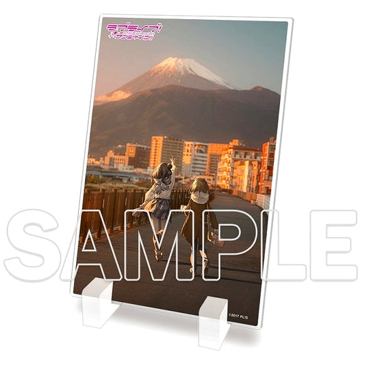 Aqours Yoshiko and Hanamaru 2 Love Live! Sunshine!! Mini Acrylic Plate [USED]