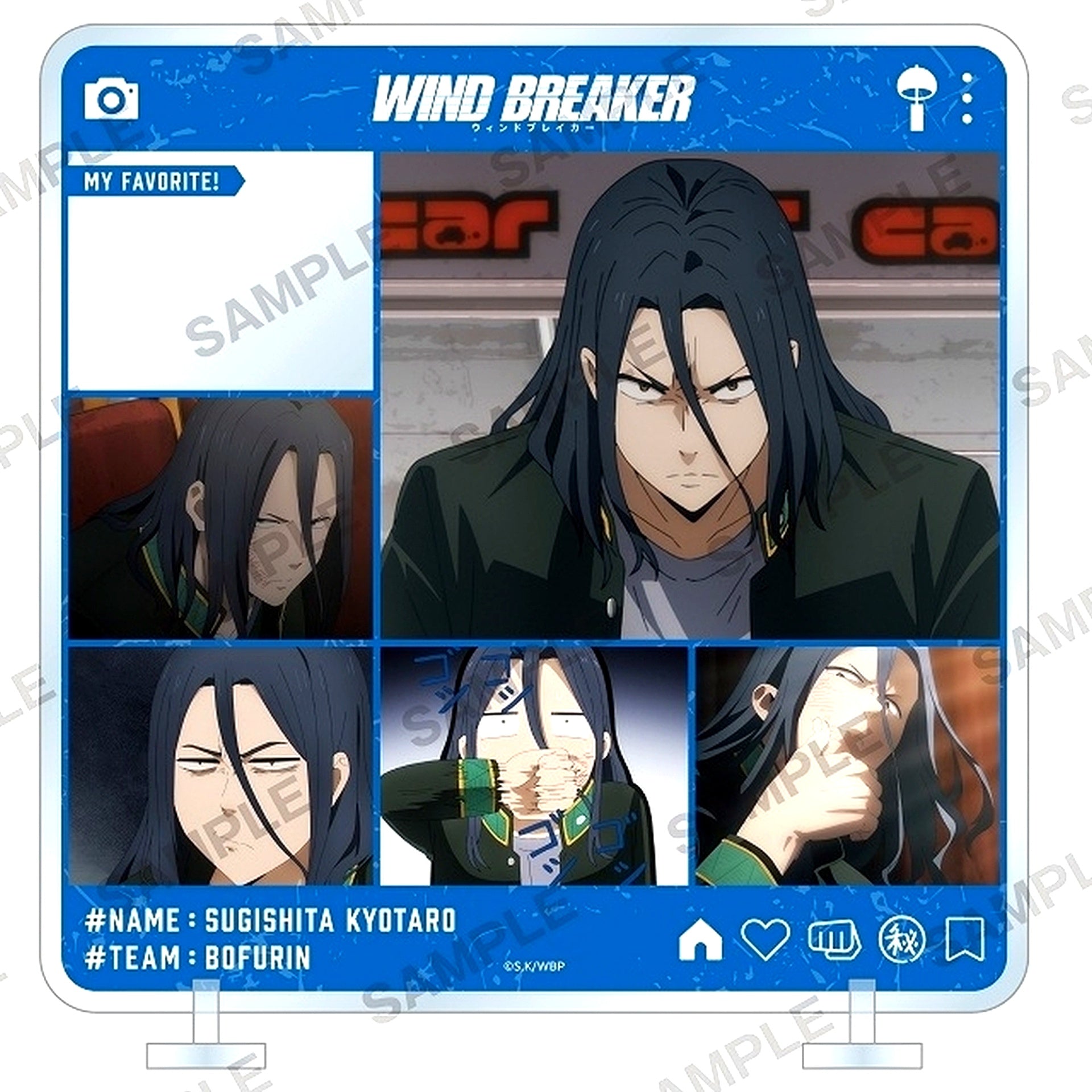 Kyotaro Sugishita Chara in Stand WIND BREAKER [USED]