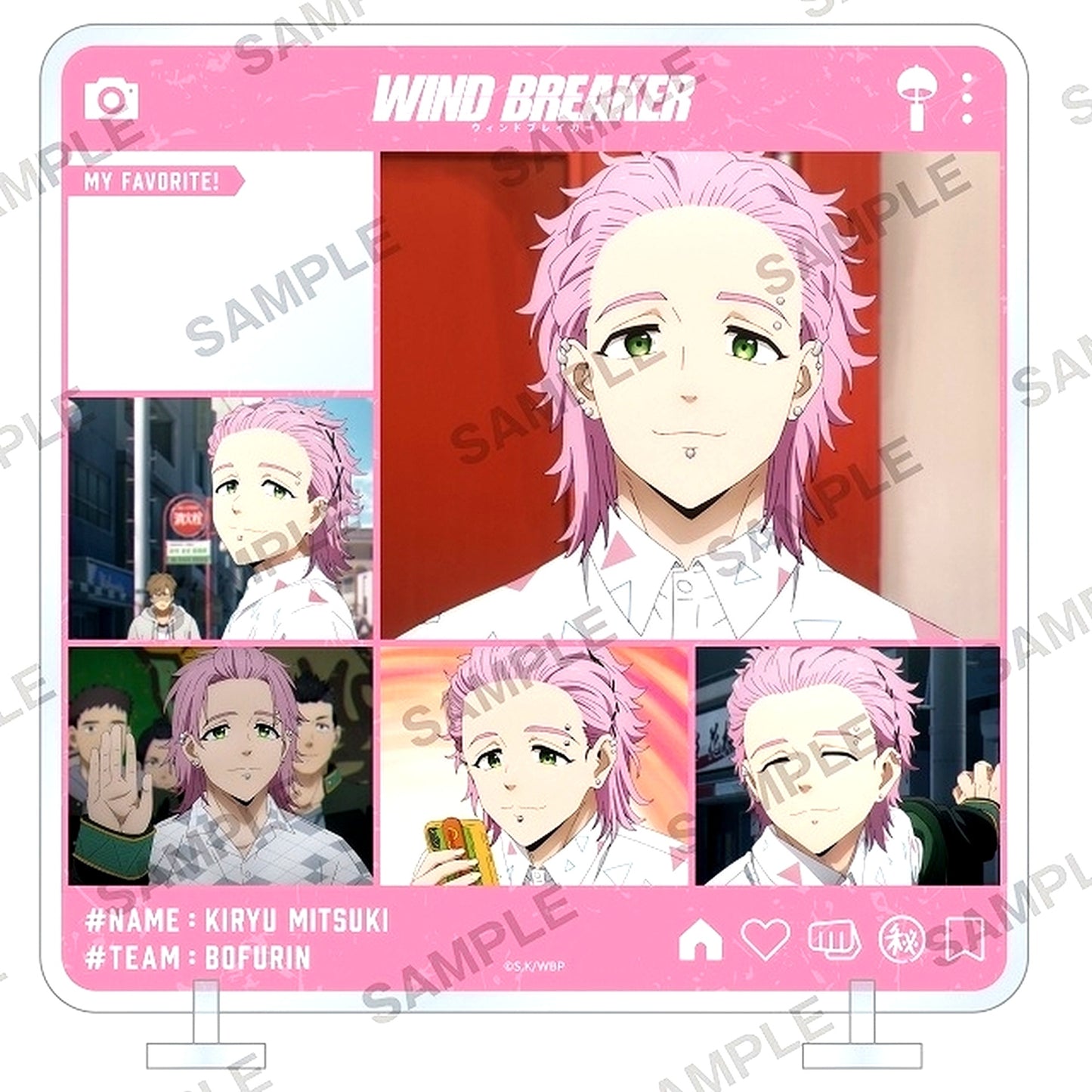 Mitsuki Kiryu Chara in Stand WIND BREAKER [USED]