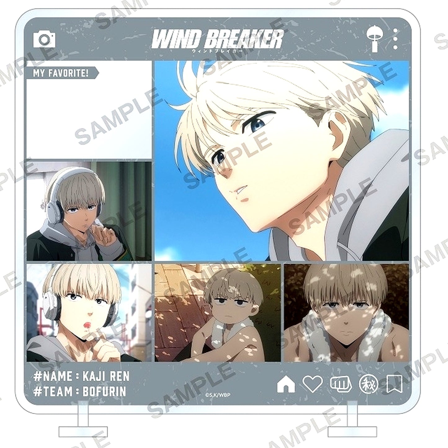 Ren Kaji Chara in Stand WIND BREAKER [USED]