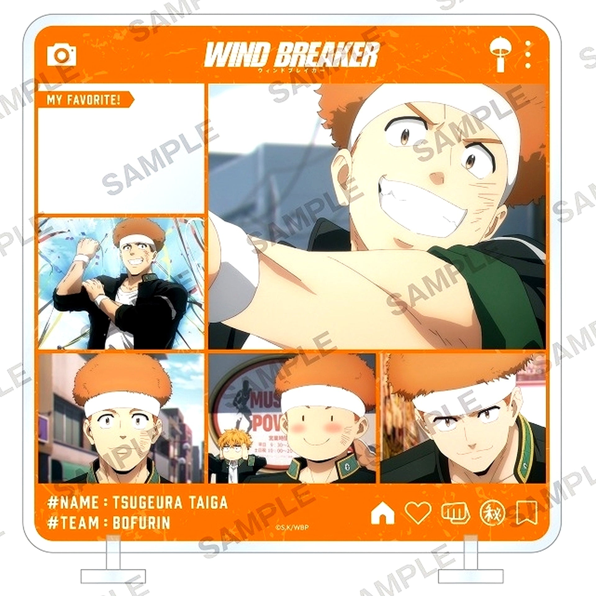 Taiga Tsugeura Chara in Stand WIND BREAKER [USED]