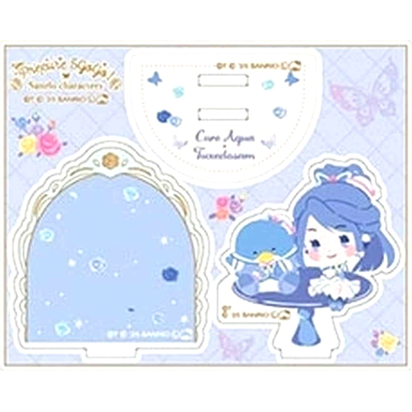 Cure Aqua x Tuxedosam Yes! Pretty Cure 5 Go Go! Sanrio Characters Acrylic Stand Collection [USED]