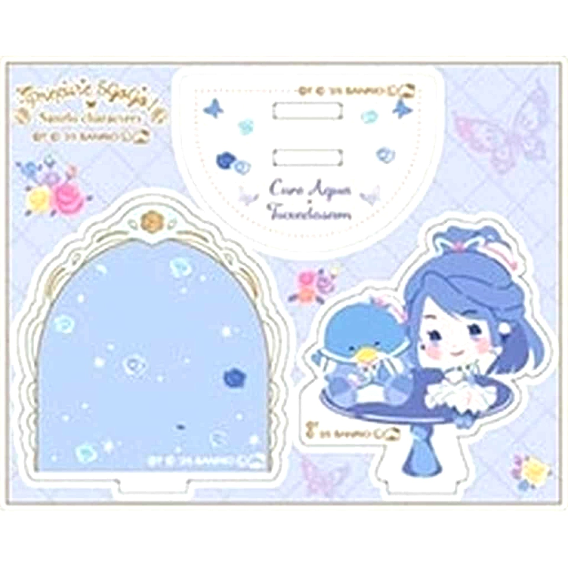 Cure Aqua x Tuxedosam Yes! Pretty Cure 5 Go Go! Sanrio Characters Acrylic Stand Collection [USED]