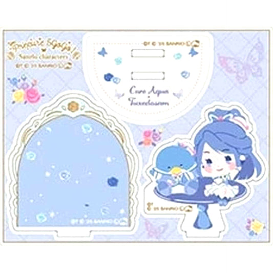 Cure Aqua x Tuxedosam Yes! Pretty Cure 5 Go Go! Sanrio Characters Acrylic Stand Collection [USED]