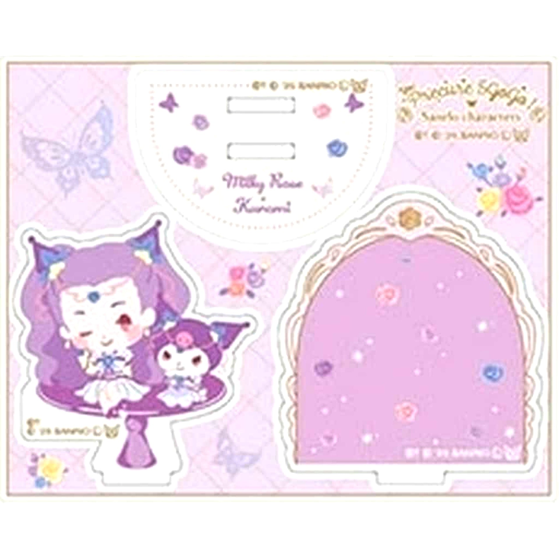 Milky Rose x Kuromi Yes! Pretty Cure 5 Go Go! Sanrio Characters Acrylic Stand Collection [USED]