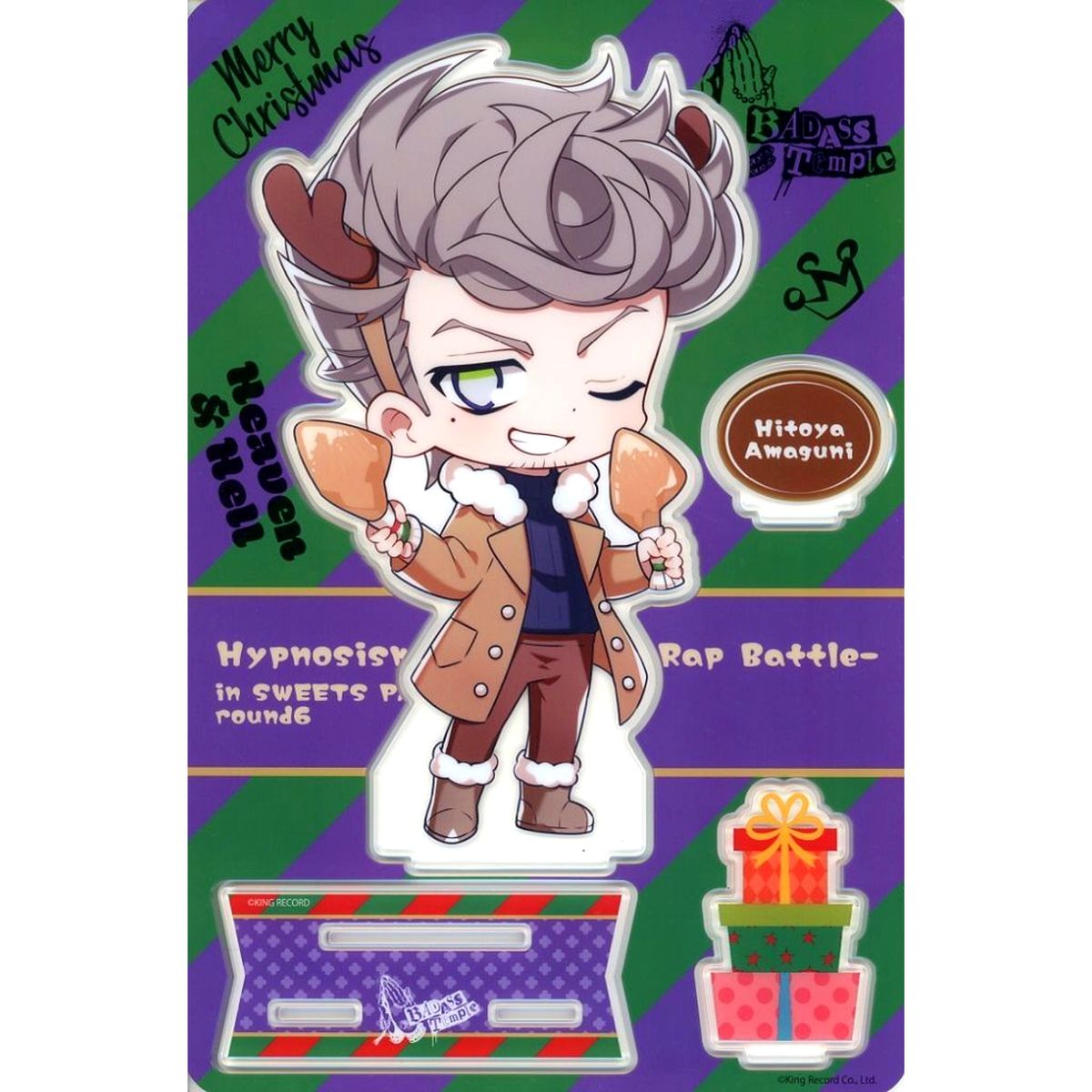 Hitoya Amaguni Hypnosis Mic: Division Rap Battle Big Acrylic Stand Hypnosis Mic -Division Rap Battle- in SWEETS PARADISE round 6 [USED]